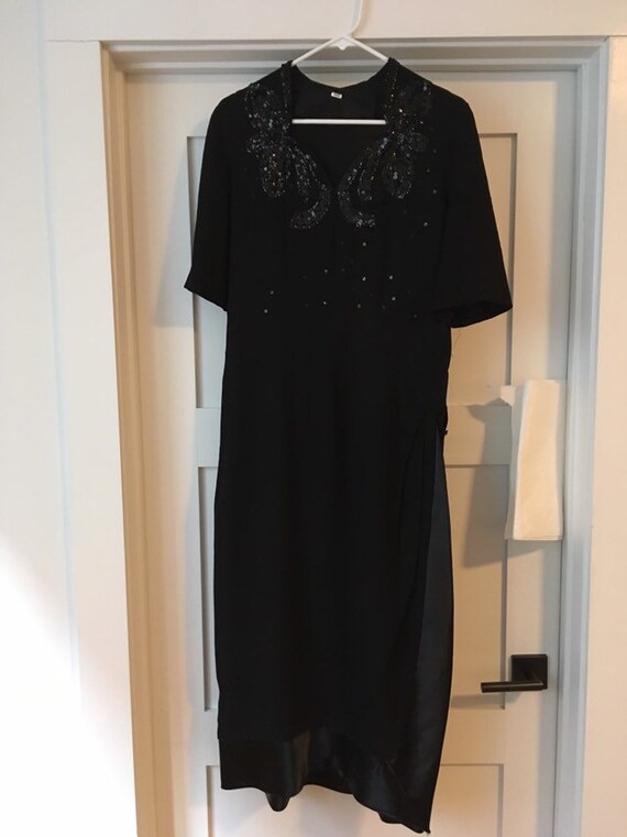 30s sequin dress xl