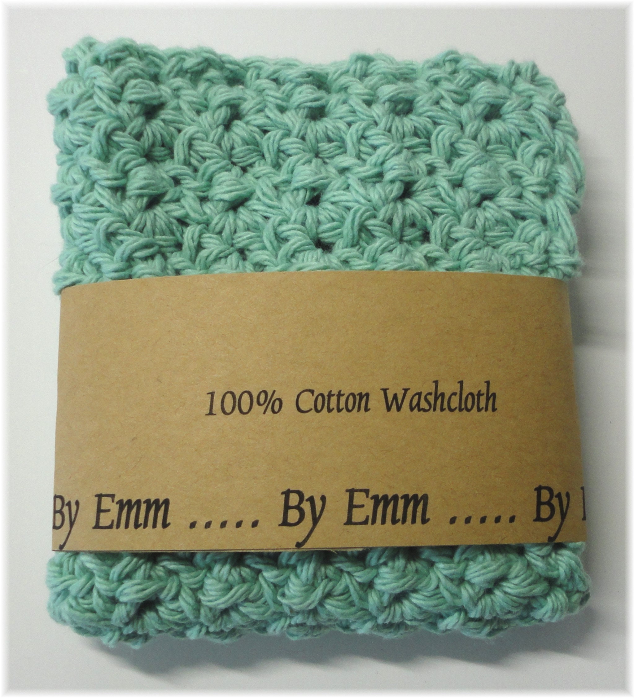 Cotton Face Cloth Cotton Washcloth Crochet Wash Cloth Etsy