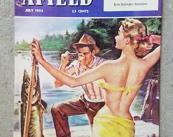 Vintage Sports Afield Magazine Cover Metal Sign Reproduction