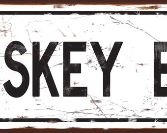 Whiskey Bar Metal Sign FREE SHIPPING