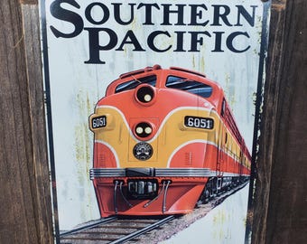Southern Pacific Railroad-the Daylight Drum Head Logo Wood Plaque 