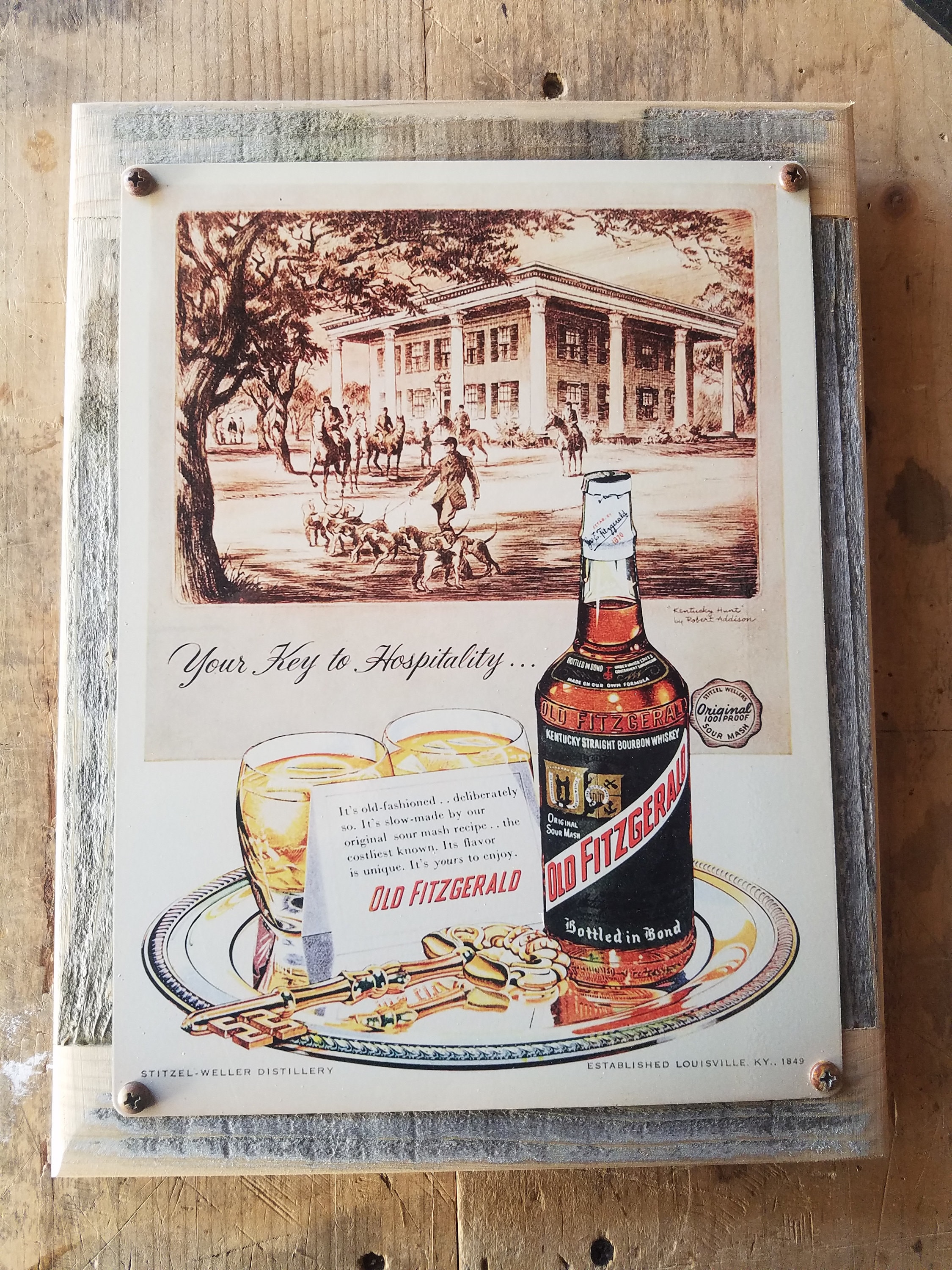 Old Fitzgerald Vintage Bourbon - Etsy