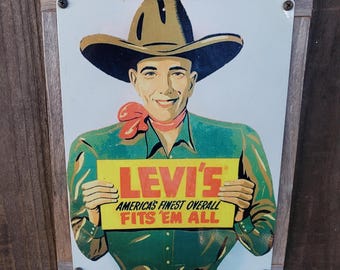 Levi Strauss - Wooden Sign - Etsy