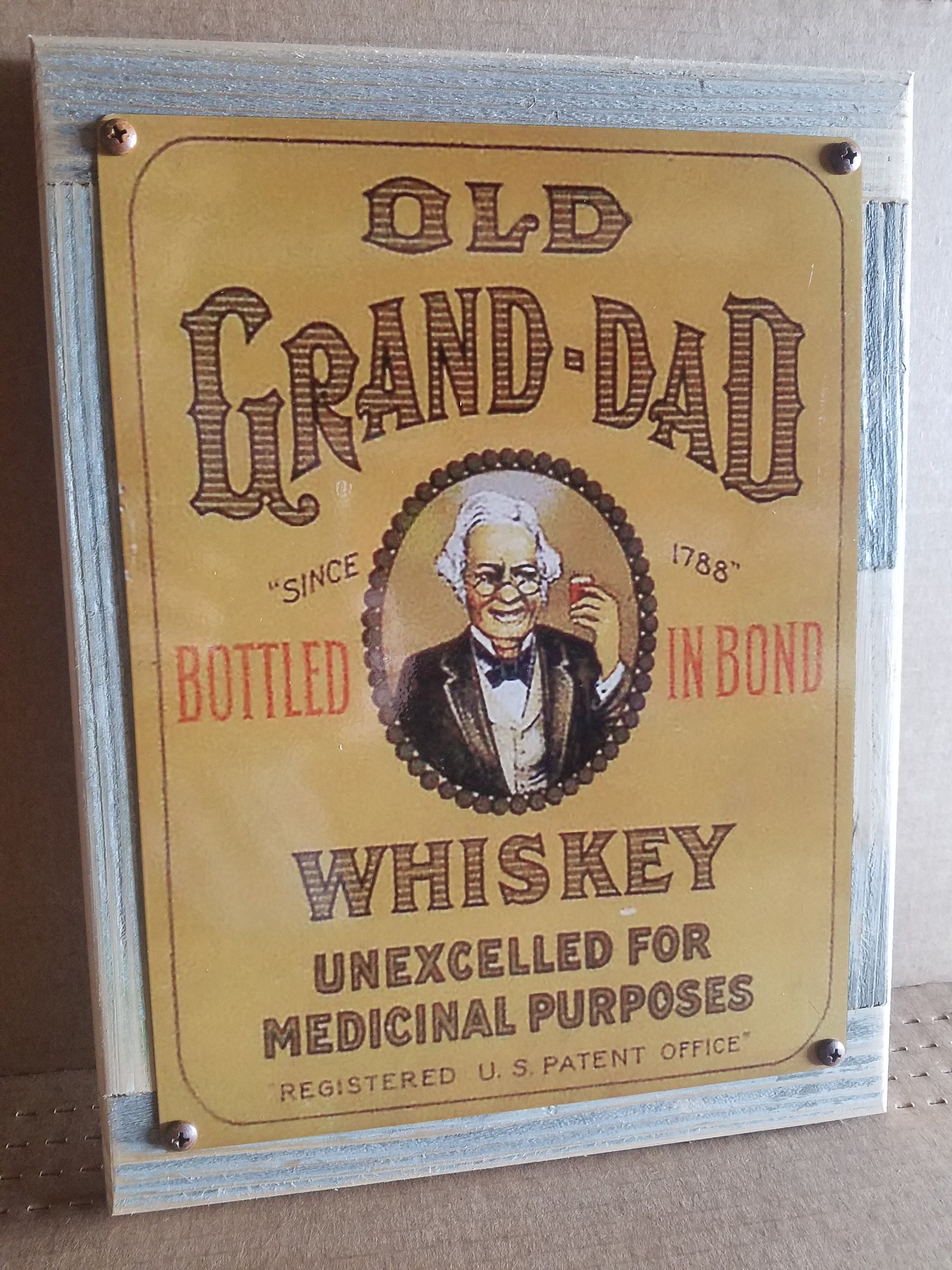 Bourbon Old Grand Dad - Etsy