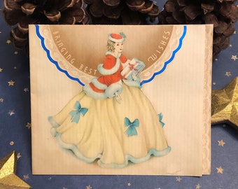 Red White Black Lady in Hoop Skirt Red Flowers Floral Roses Garden Trellis Arch Vintage Tin Box Pretty Antique Tin Kitchen Canister