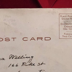 Rara inusual hermosa postal antigua gran mariposa verde con brillo de cabeza de niña indivisa espalda anterior a 1907 tarjeta postal vintage imagen 9