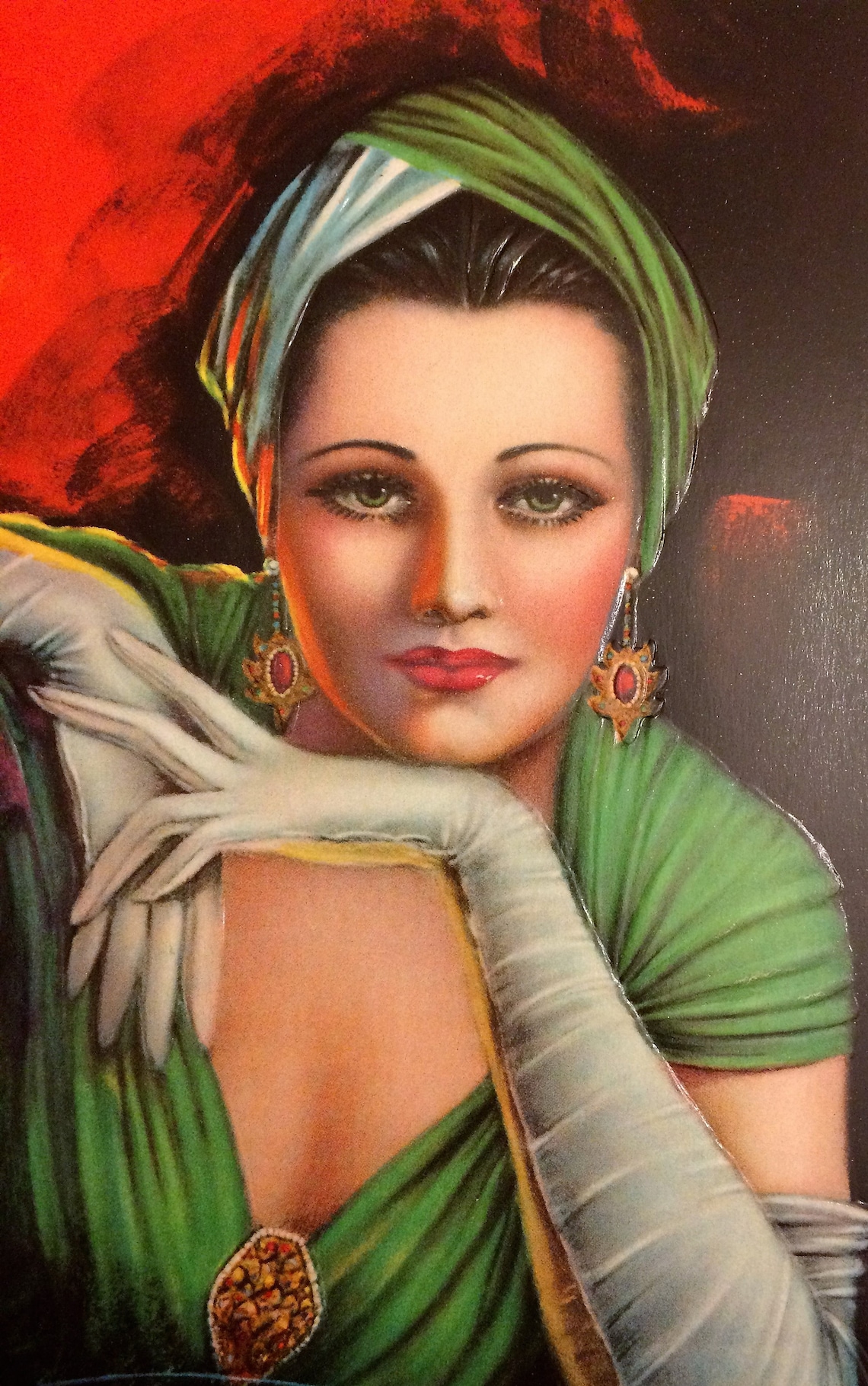 Stunning Pin Up Girl Billy Devorss Art Print 1930s 1940s | Etsy
