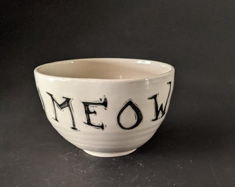 Meow Cat Bowl