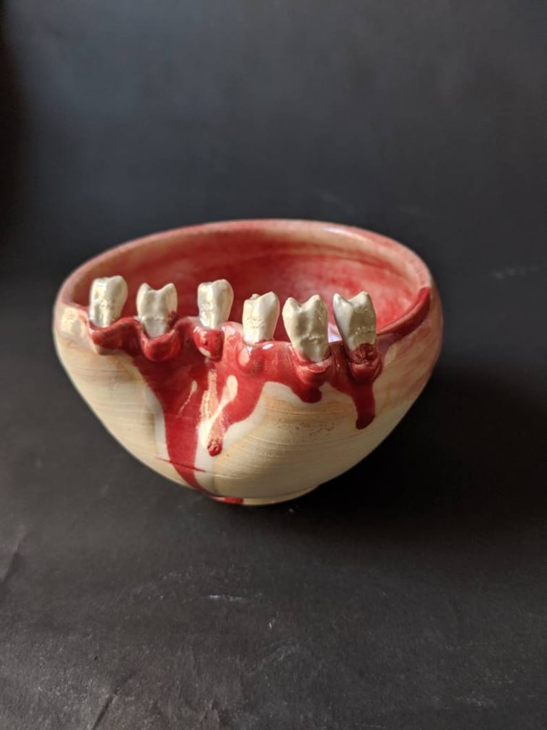 Tooth Bowl- Small -Bloody