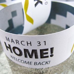 Custom Military Deployment Weekly Countdown Paper Chain | Personalized Military Countdown | Deployment Calendar | Countdown for Children