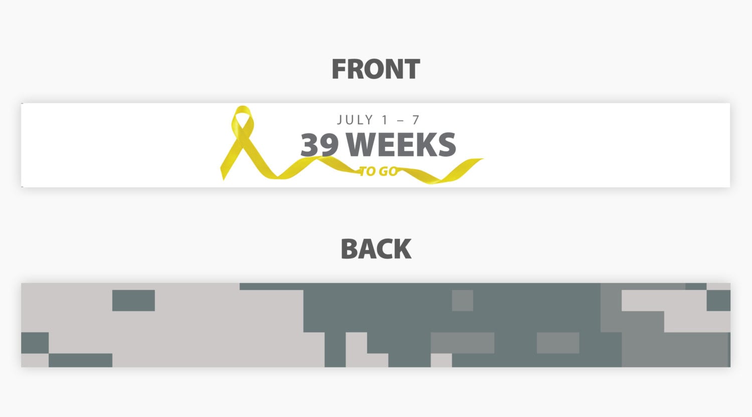 Custom Military Deployment Weekly Countdown Paper Chain | Personalized ...