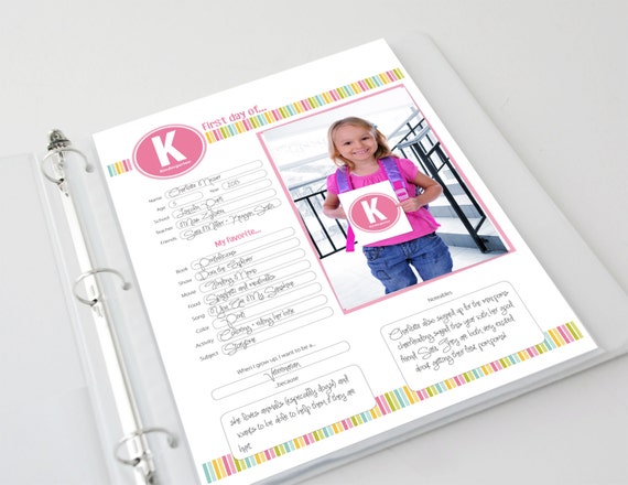 Personalized Welcome Baby Girl 8.5x11 Premade Scrapbook Binder Album Baby  Book Baby's First Year 