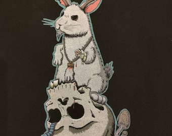 Jackalope Graphic T-shirt: Lucky Paw Charm, Next Level Cotton