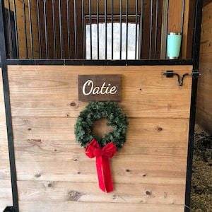 Horse Stall Sign, Stable Name Plate, Barn Name Sign, Horse Stall Name Plate, Dog Kennel Sign, Donkey Name Plate, Stall Sign