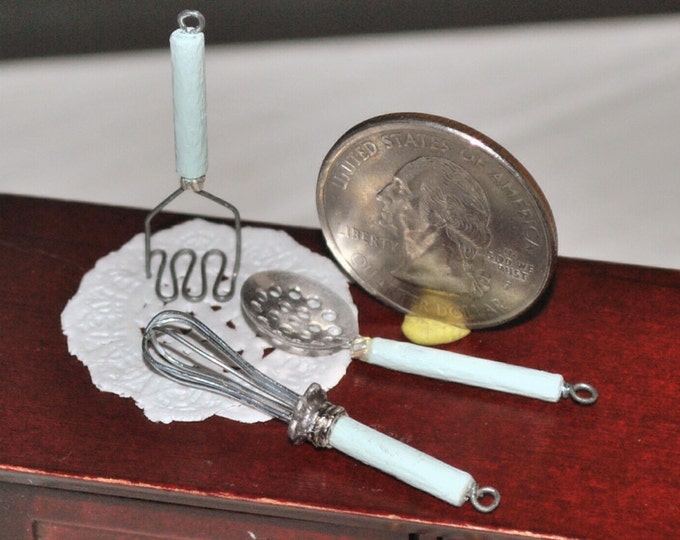Dollhouse Miniature Kitchen Utensils Miniature Kitchen Etsy