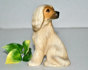 Vintage Harvey Knox Afghan Hound Dog Figurine, Casa de Arte Global Harvey Knox Reino 1986 Afghan Dog Statue D0B6B