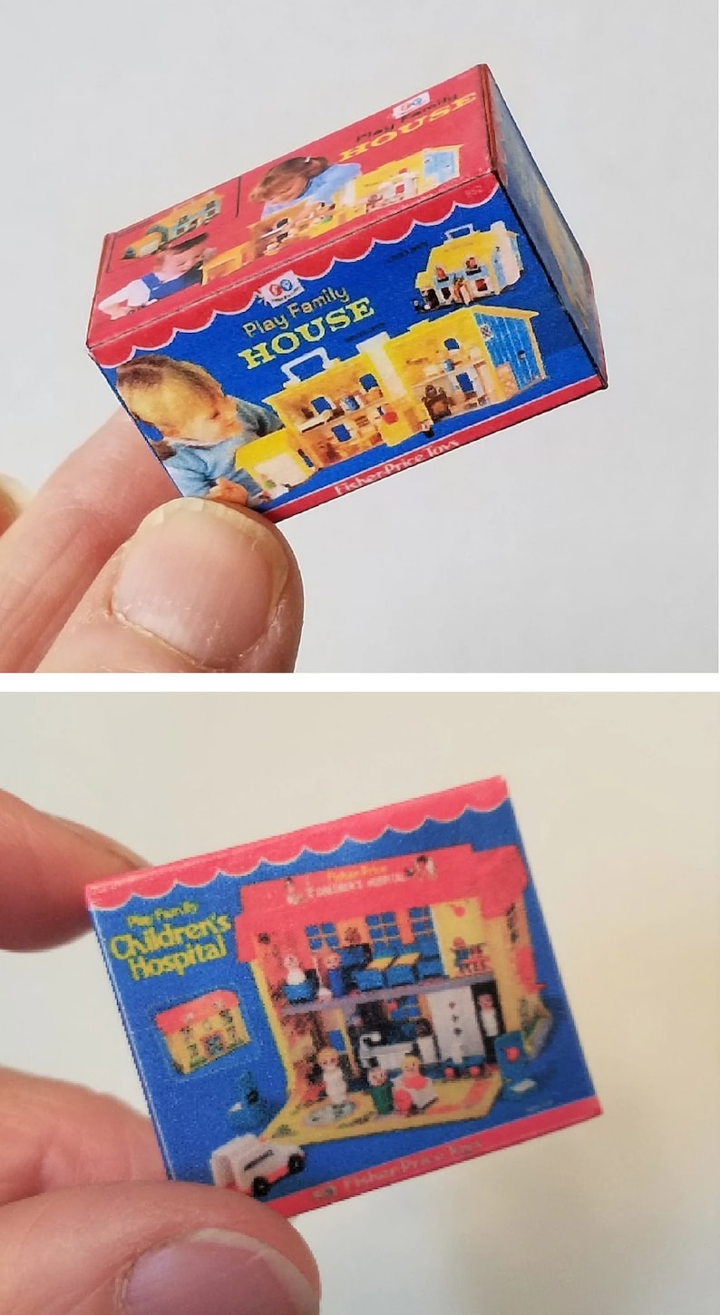 Dollhouse Miniatures Doll's Toy Box Choose From 11 Etsy