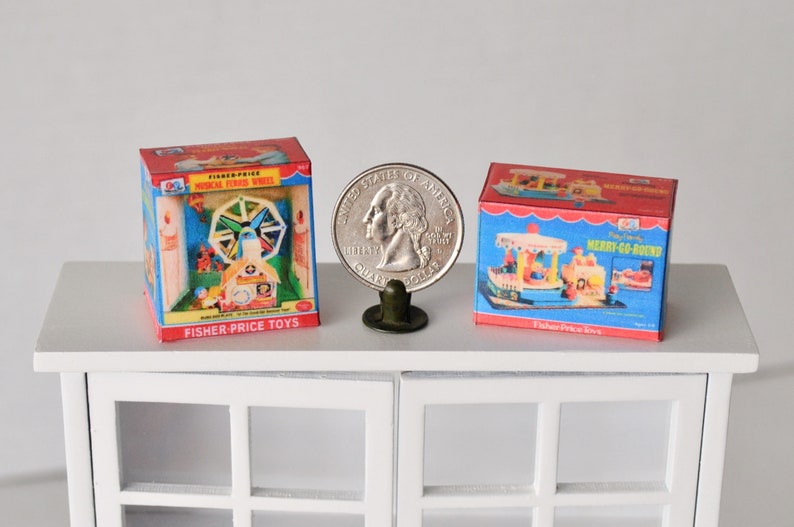 Dollhouse Miniatures Doll's Toy Box Choose From 12 Etsy