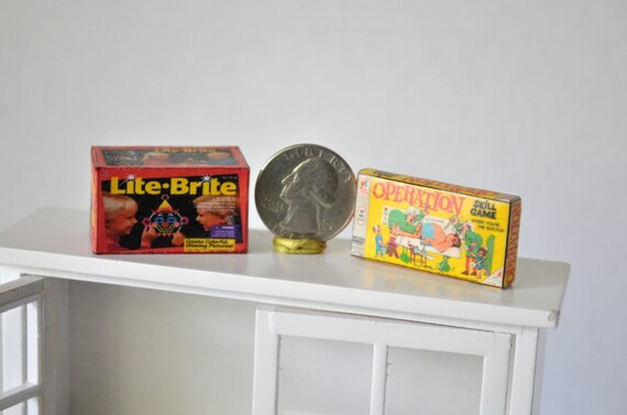 dollhouse miniature toys and games