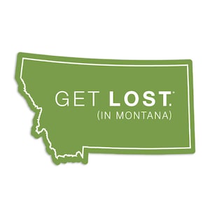 Get Lost Sticker or Magnet