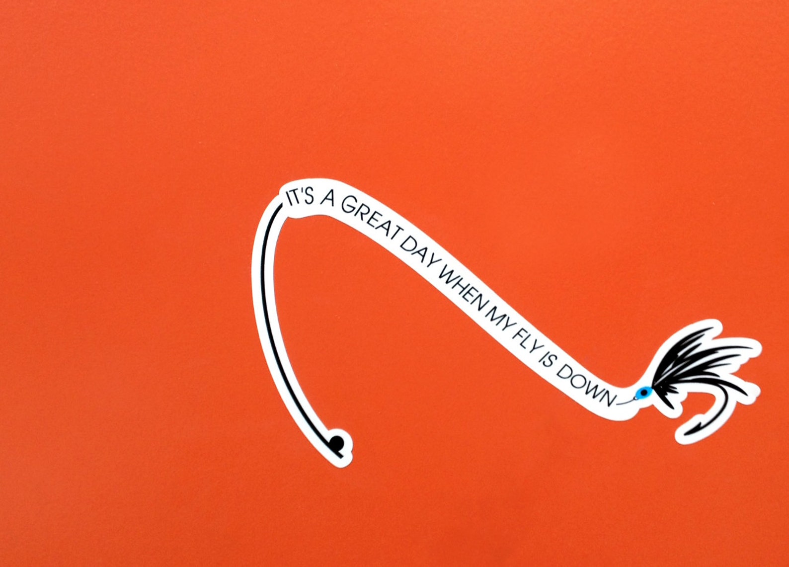 Fly Fishing Sticker Etsy