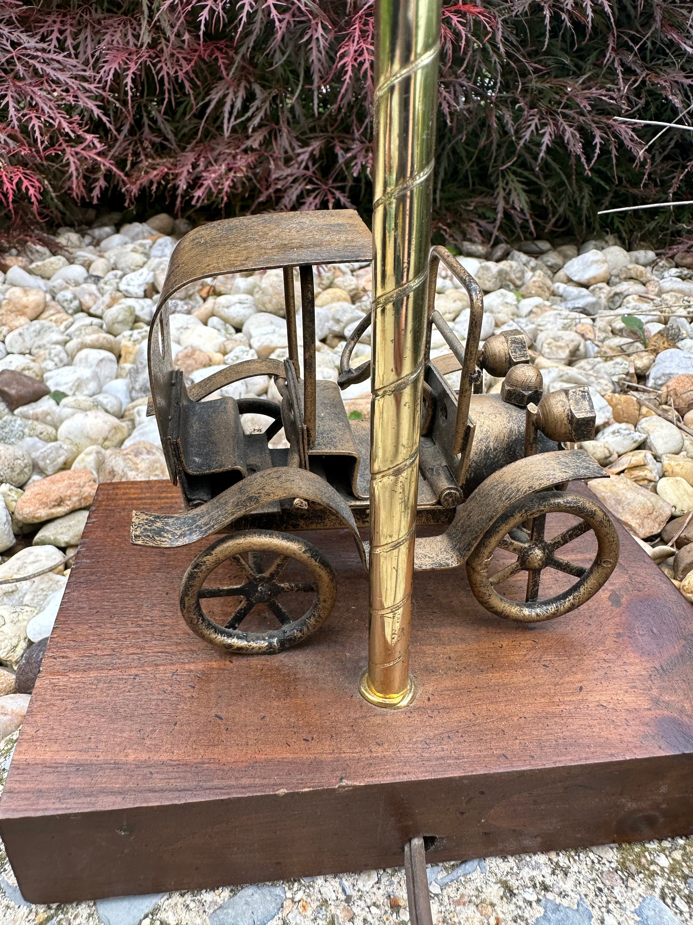 Vintage Model Car Lamp / Antique Car Table Lamp/ Metal Classic Car ...