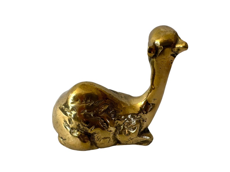 Brass Giraffe Figurine, Vintage Brass Home Decor, Animal Decor, Brass Animal, Giraffe Lover, Gift, Nursery Decor, Safari Decor image 4