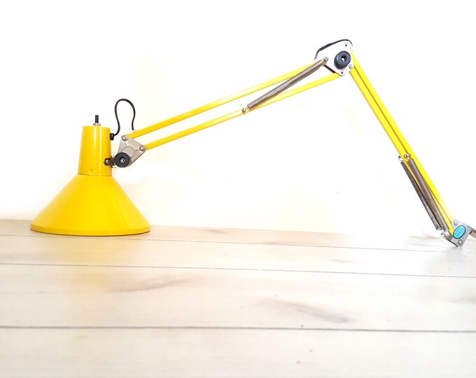 Yellow Task Lamp Work Lamp/ Task Lamp / Desk Lamp / Drafting Etsy