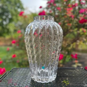 Tiffany & CO Crystal Vase Large 13