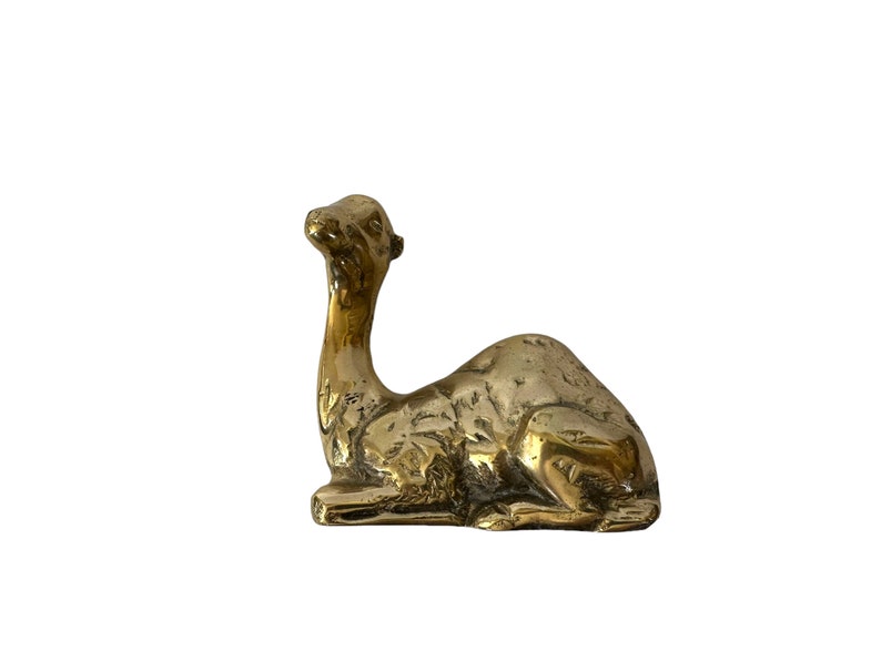 Brass Giraffe Figurine, Vintage Brass Home Decor, Animal Decor, Brass Animal, Giraffe Lover, Gift, Nursery Decor, Safari Decor image 7