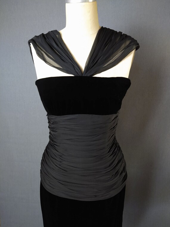 CAROLYN ROEHM Velvet Cocktail Dress - image 5