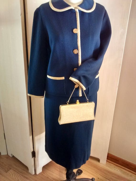 1960s knit suit