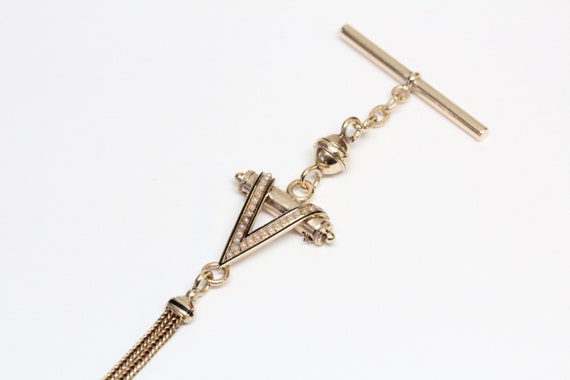 Victorian 14k Gold, Enamel, and Seed Pearl Watch F