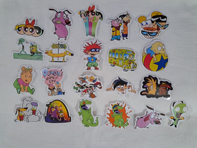 Sticker Cartoon Move CARTOON MODERN THEMED Stickers Animated Popular Characters Television ...