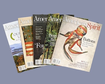 5 Vintage Back Issues AMERICAN SPIRIT Magazine 2004 - Daughters of the American Revolution Publication DAR
