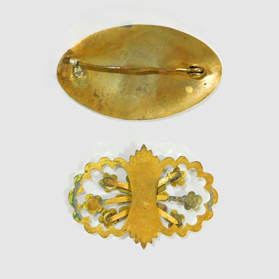 Antique Estate Jewelry - 2 Brooches or Scarf Pins… - image 5