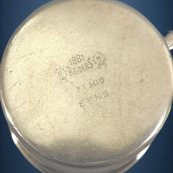 Vintage 1881 ROGERS 71300 EPNS Silverplated Silver Plated Baby Cup