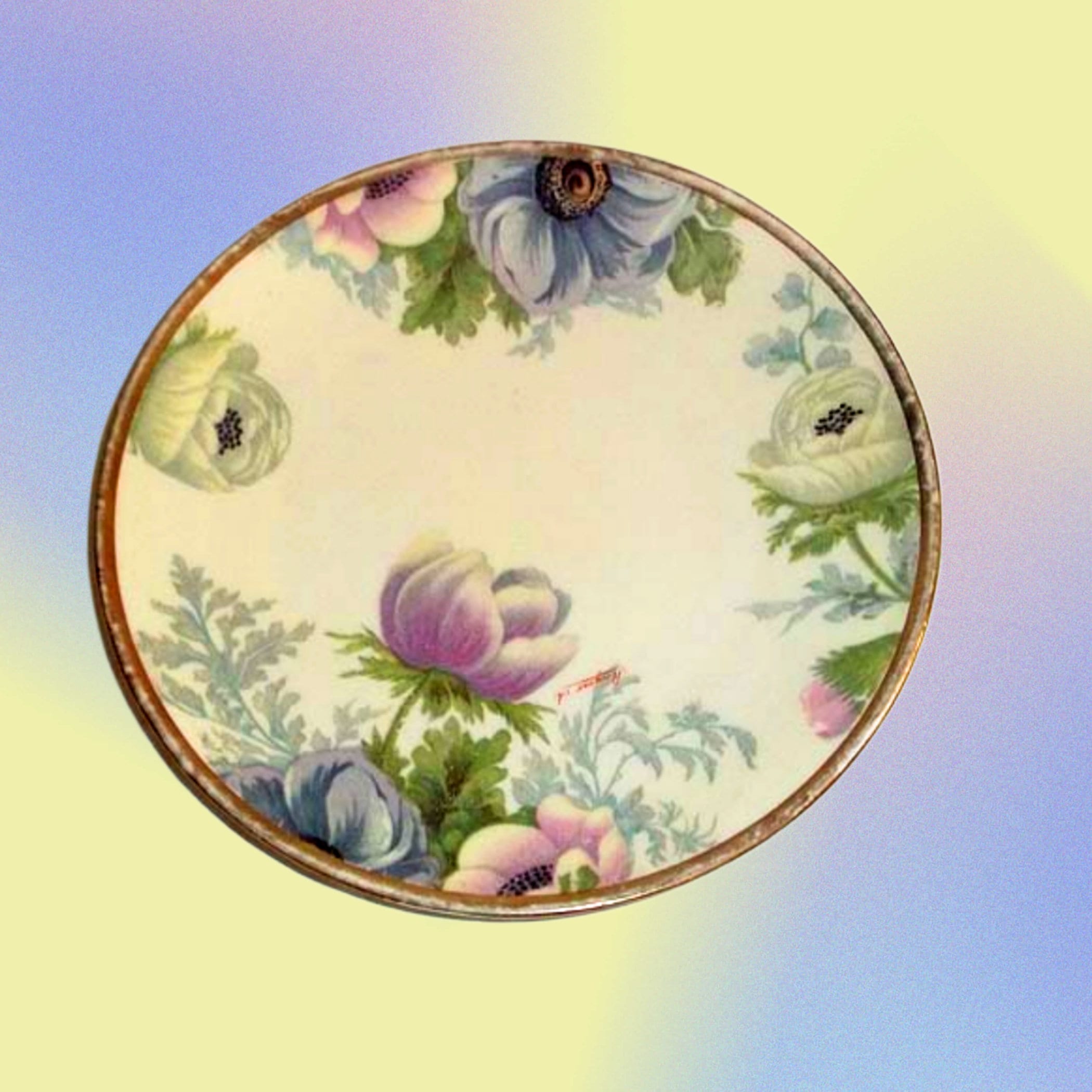 Vintage O. & E. G. Royal Austria Hand Painted Porcelain Plate 