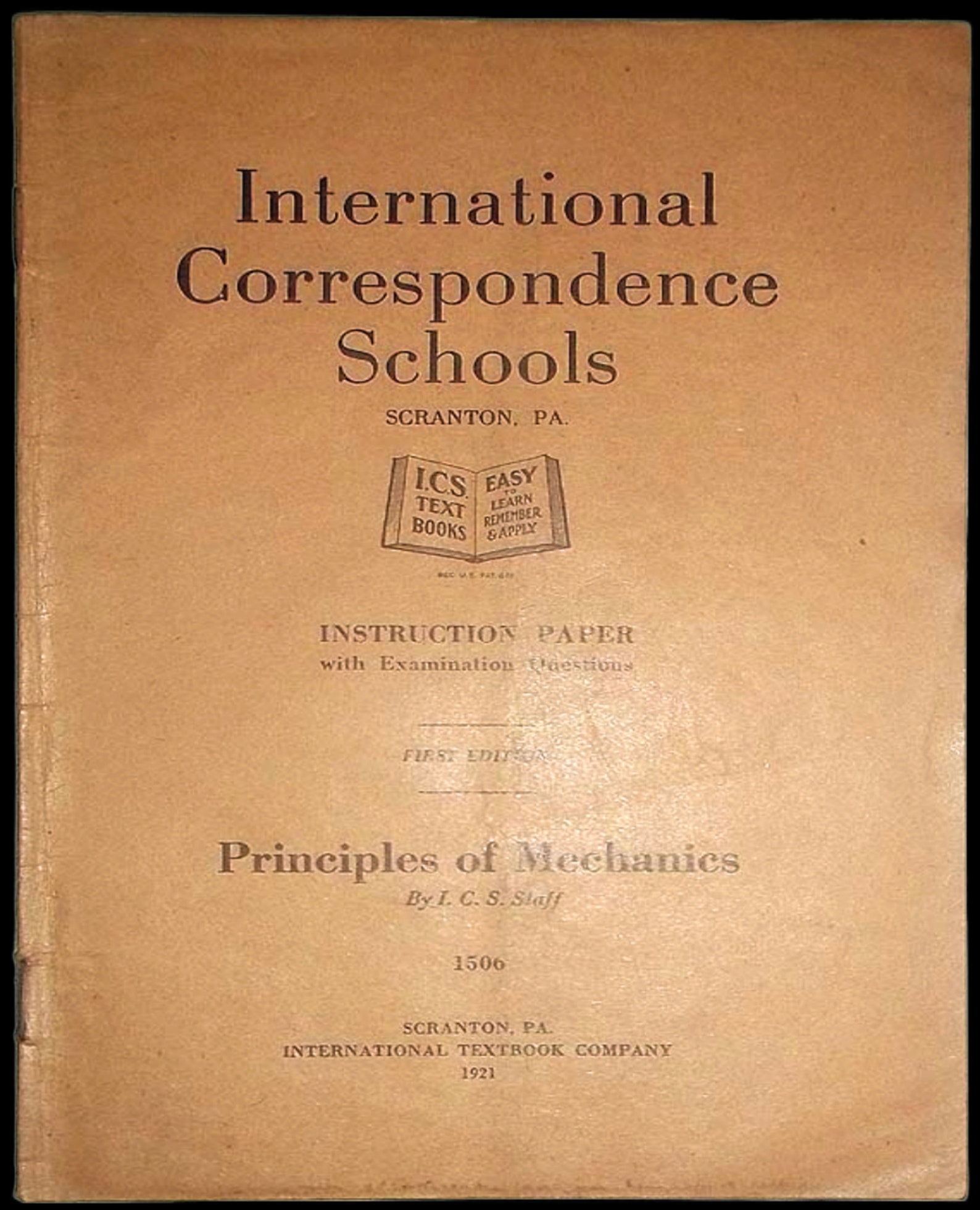 One International Correspondence Schools ICS Instruction Book Etsy