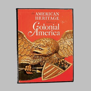 Vintage 1967 American Heritage History of Colonial America - 2 Volume Hardcover Boxed Set