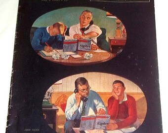 Original Back Issue May 7, 1960 Saturday Evening Post John Falter Art