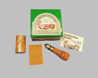 Speedy Stitcher Sewing Awl Kit: New Old Stock, Heavy Duty