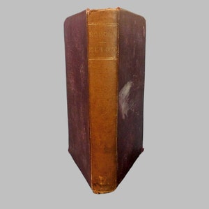 Antique 1893 Book ROMOLA by George Eliot - Historical Novel Set In Late 15th Century Florence, Italy