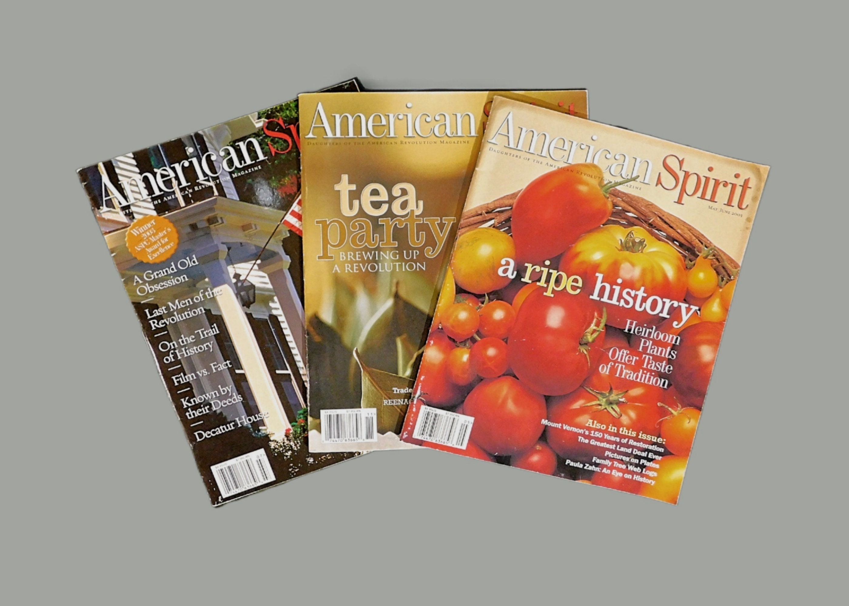 3 Vintage 2003 AMERICAN SPIRIT Magazines - Daughters of the American Revolution Publication DAR