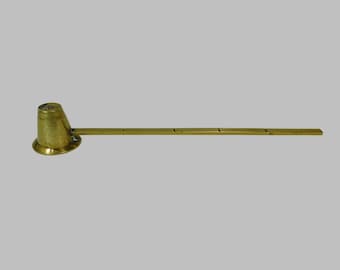 Vintage 1950's Brass Candle Snuffer - Made in China - 8 Inches