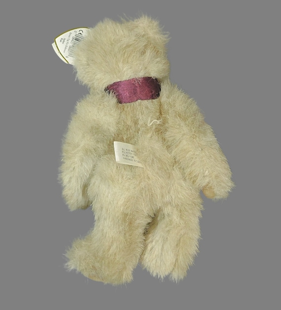 Vintage TY Attic Treasures ABBY Plush Beanie Baby Bear 7