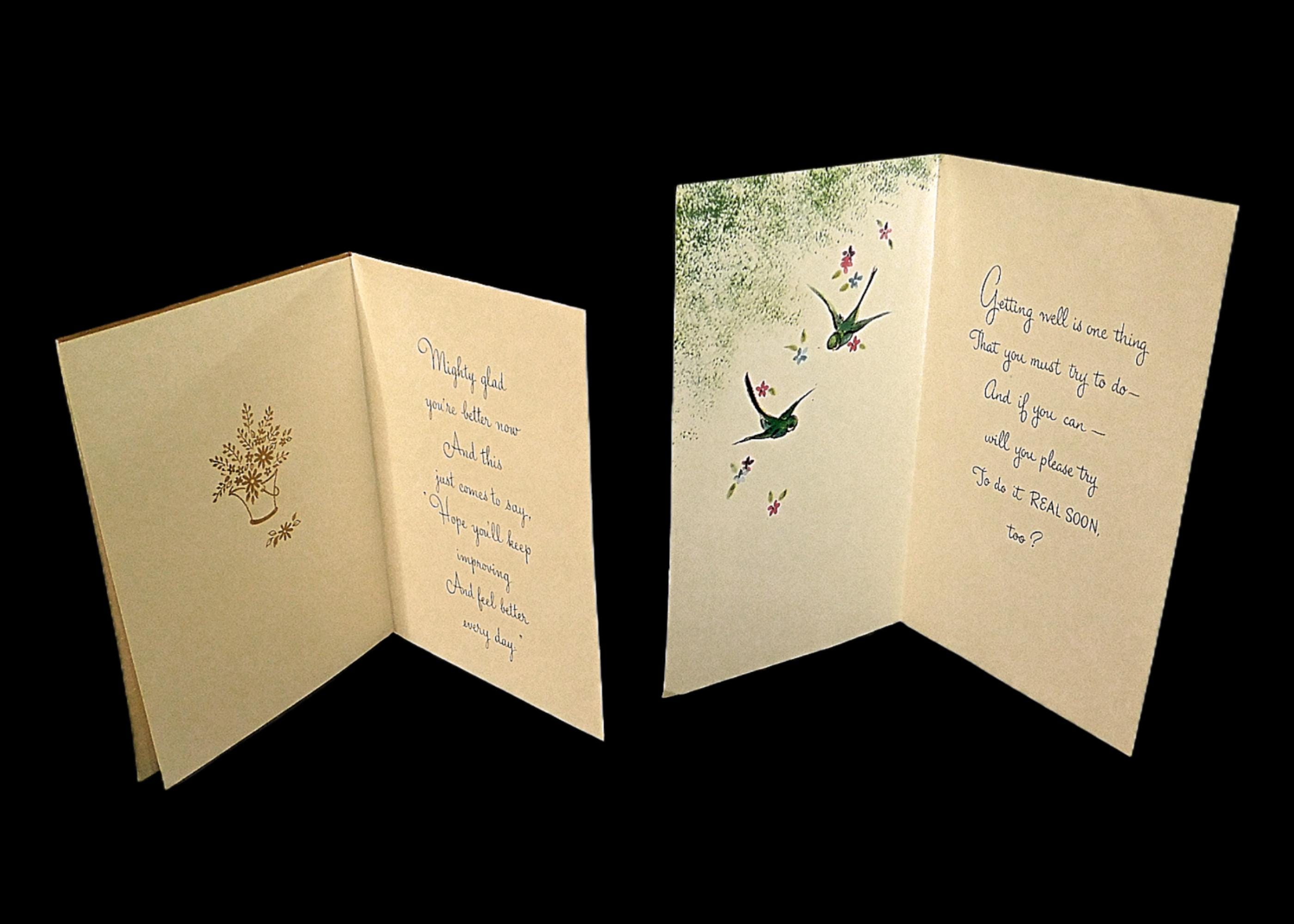 Collection of 6 Vintage Unused Greeting Cards From !940s-1950s ...