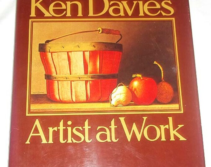 Vintage 1978 Book ken Davies Artist at Work by Ken Etsy