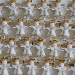 Spun Cotton Angel / Christmas Ornament / Retro Style Ornaments