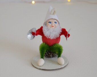 Vintage Style Elf / Christmas Elf / Spun Cotton Elf / Retro - Etsy